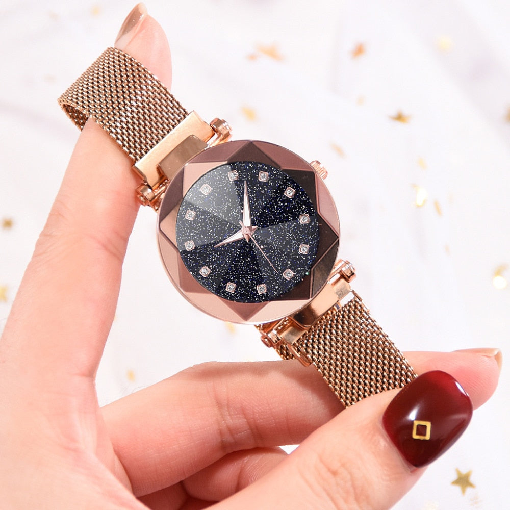 Women's Magnetic Starry Sky Watch