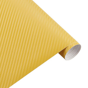 30cmx127cm 3D Carbon Fiber Vinyl Wrap Film For Car2