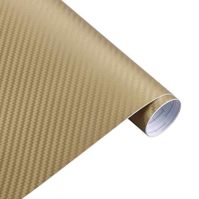 30cmx127cm 3D Carbon Fiber Vinyl Wrap Film For Car2