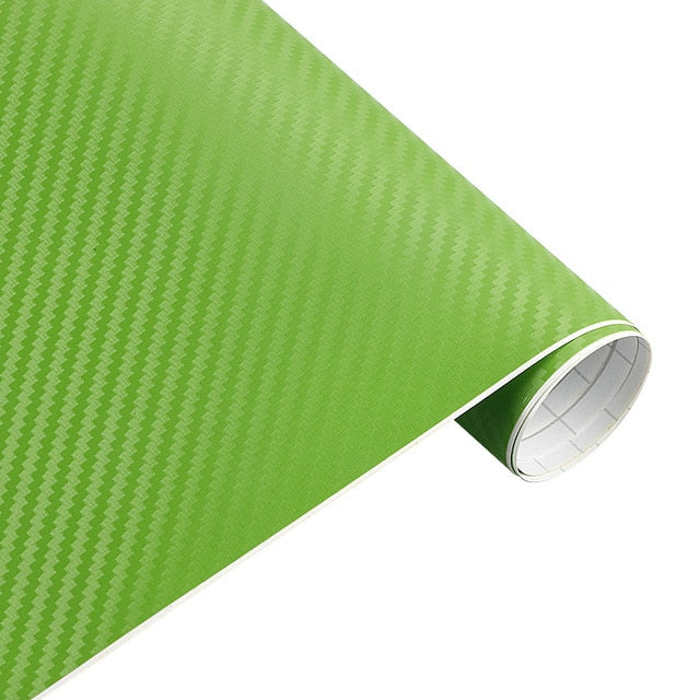 30cmx127cm 3D Carbon Fiber Vinyl Wrap Film For Car2