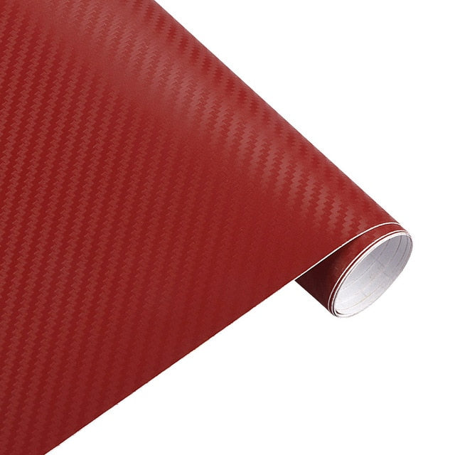 30cmx127cm 3D Carbon Fiber Vinyl Wrap Film For Car2