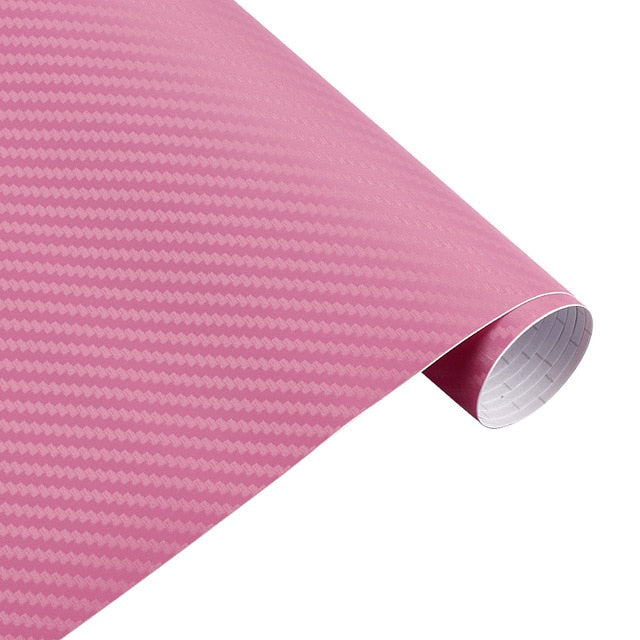 30cmx127cm 3D Carbon Fiber Vinyl Wrap Film For Car2