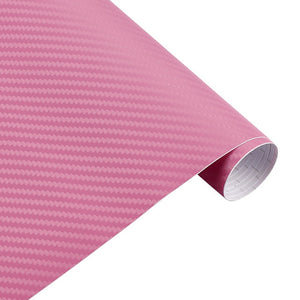 30cmx127cm 3D Carbon Fiber Vinyl Wrap Film For Car2