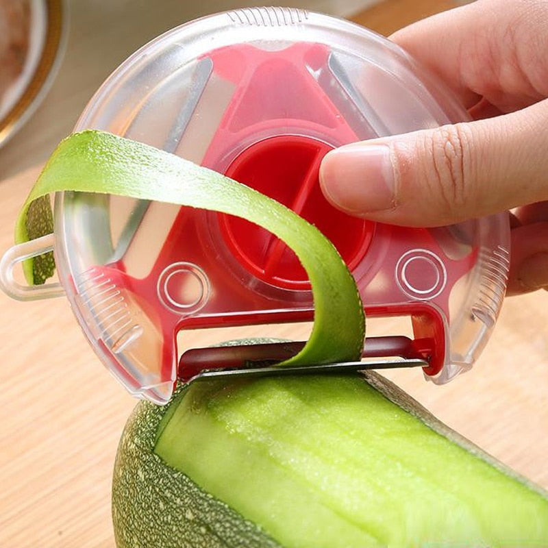 Magic Trio Stainless Peeler/Slicer/Shredder/Julienne Cutter Muti Blade/Grater