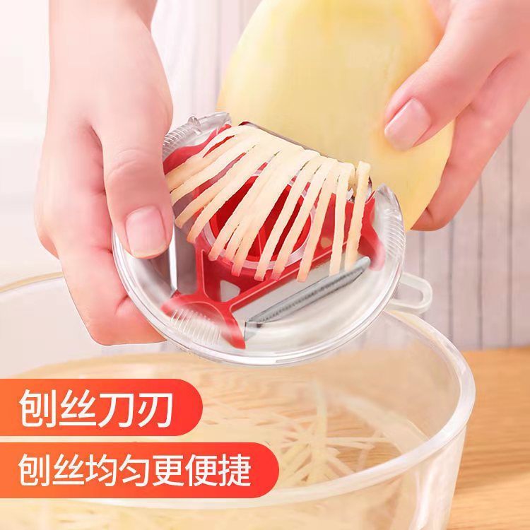 Magic Trio Stainless Peeler/Slicer/Shredder/Julienne Cutter Muti Blade/Grater