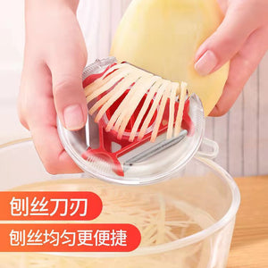Magic Trio Stainless Peeler/Slicer/Shredder/Julienne Cutter Muti Blade/Grater