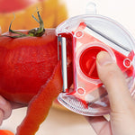 Magic Trio Stainless Peeler/Slicer/Shredder/Julienne Cutter Muti Blade/Grater