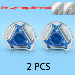 Magic Trio Stainless Peeler/Slicer/Shredder/Julienne Cutter Muti Blade/Grater