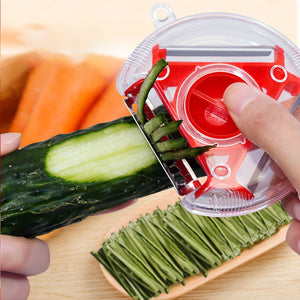 Magic Trio Stainless Peeler/Slicer/Shredder/Julienne Cutter Muti Blade/Grater