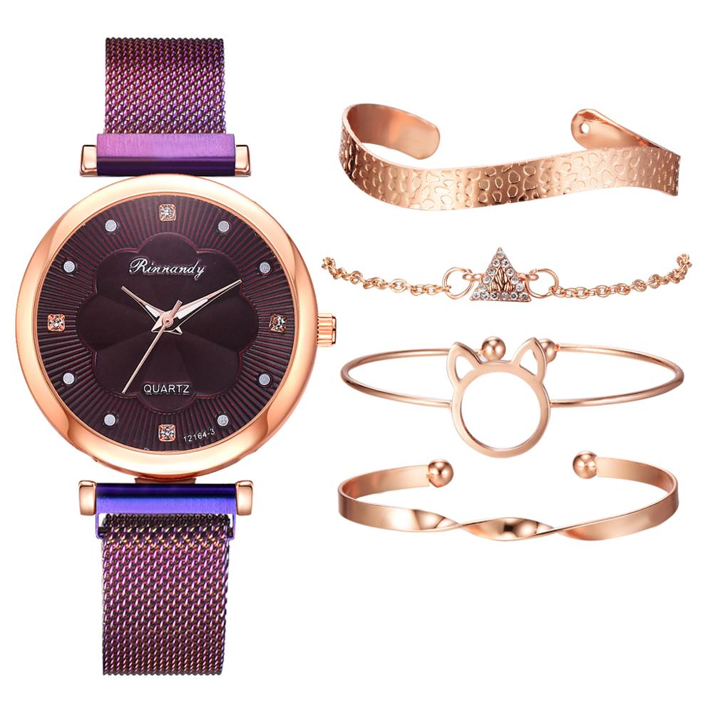 Women's Luxury Watch (5 PC set)