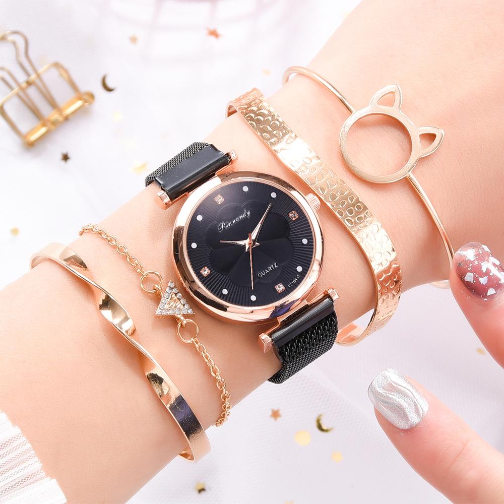 Women's Luxury Watch (5 PC set)