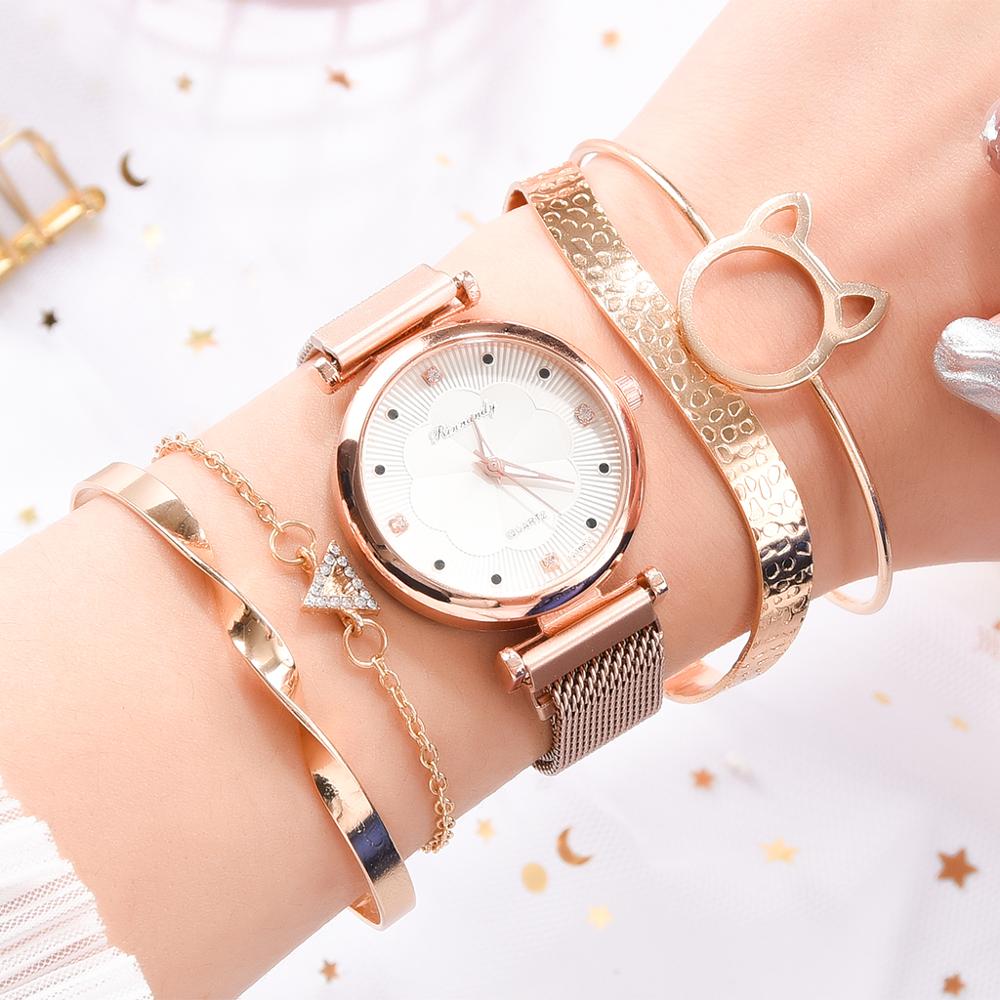 Women's Luxury Watch (5 PC set)
