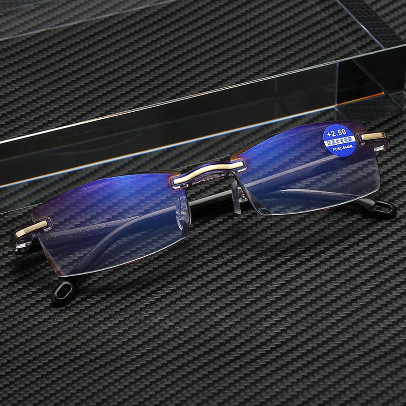 Ahora Frameless Anti Blue Light Reading Glasses For Men And Women  (Presbyopic Glasses)