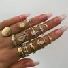 Virgin Mary Gold Rings