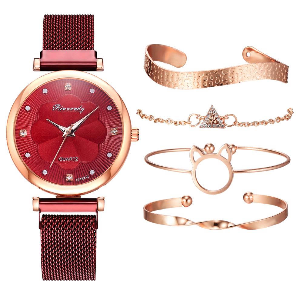 Women's Luxury Watch (5 PC set)