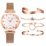 Women's Luxury Watch (5 PC set)