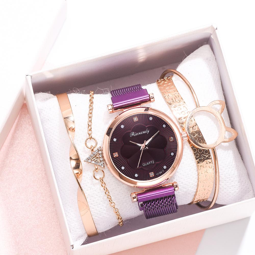 Women's Luxury Watch (5 PC set)