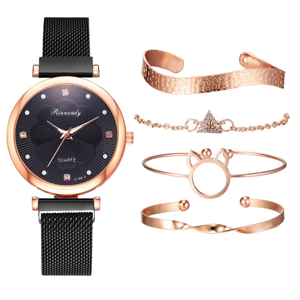 Women's Luxury Watch (5 PC set)