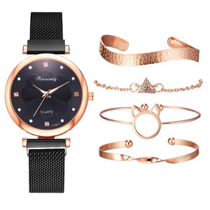 Women's Luxury Watch (5 PC set)