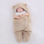 Baby Sleeping Bag Ultra-Soft Fluffy Wrap Swaddle