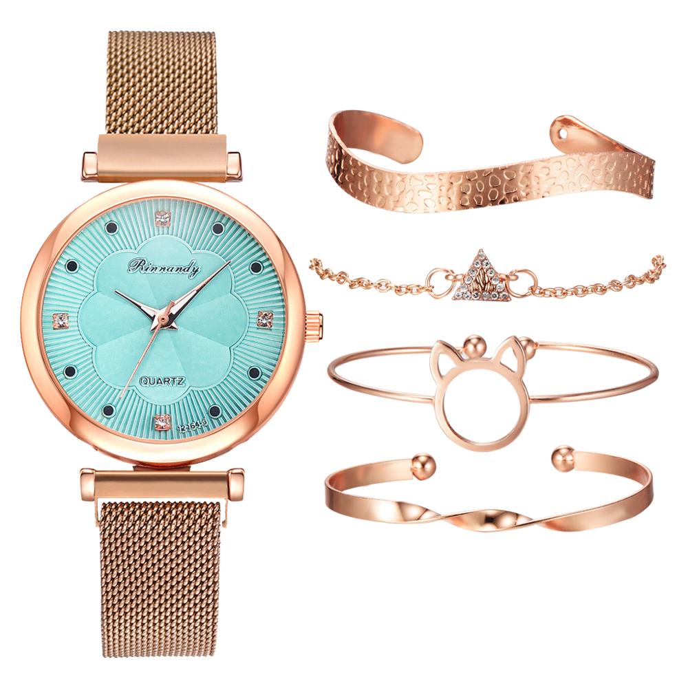 Women's Luxury Watch (5 PC set)