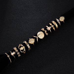 Virgin Mary Gold Rings