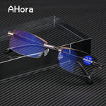 Ahora Frameless Anti Blue Light Reading Glasses For Men And Women  (Presbyopic Glasses)