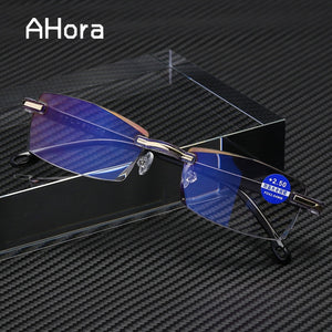 Ahora Frameless Anti Blue Light Reading Glasses For Men And Women  (Presbyopic Glasses)