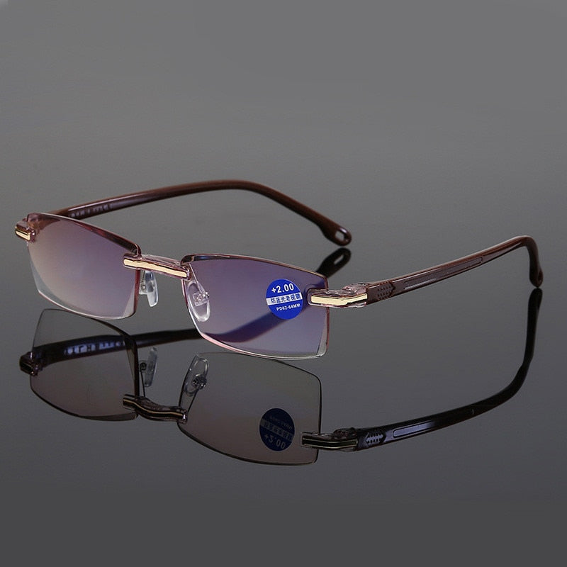 Ahora Frameless Anti Blue Light Reading Glasses For Men And Women  (Presbyopic Glasses)