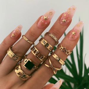 Virgin Mary Gold Rings