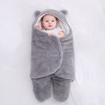 Baby Sleeping Bag Ultra-Soft Fluffy Wrap Swaddle