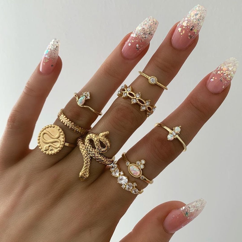 Virgin Mary Gold Rings