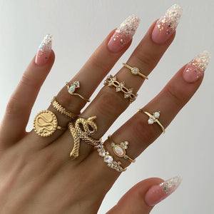 Virgin Mary Gold Rings