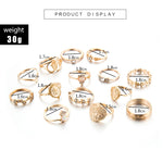 Virgin Mary Gold Rings