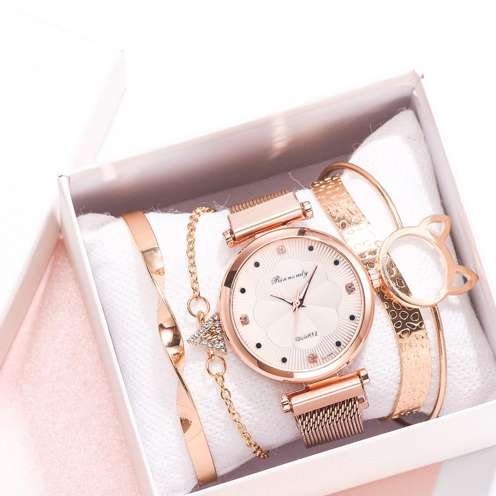 Women's Luxury Watch (5 PC set)