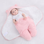 Baby Sleeping Bag Ultra-Soft Fluffy Wrap Swaddle